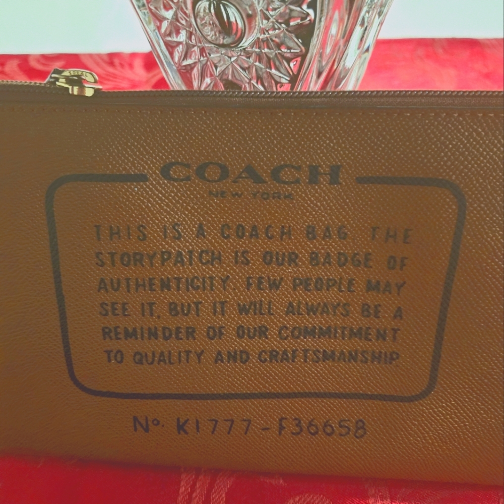 Coach pouch